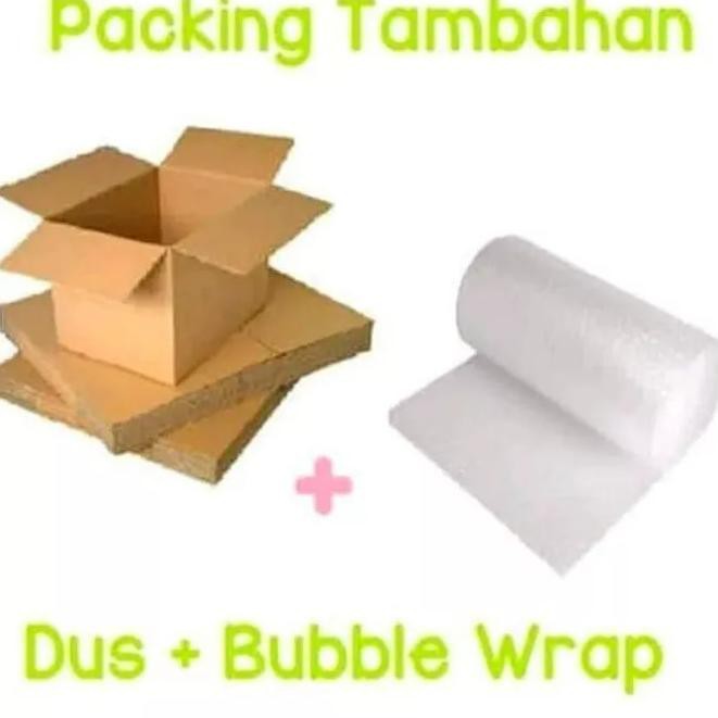 

(DIST. RESMI) Dus + Bubble Wrap untuk menambah keamanan barang