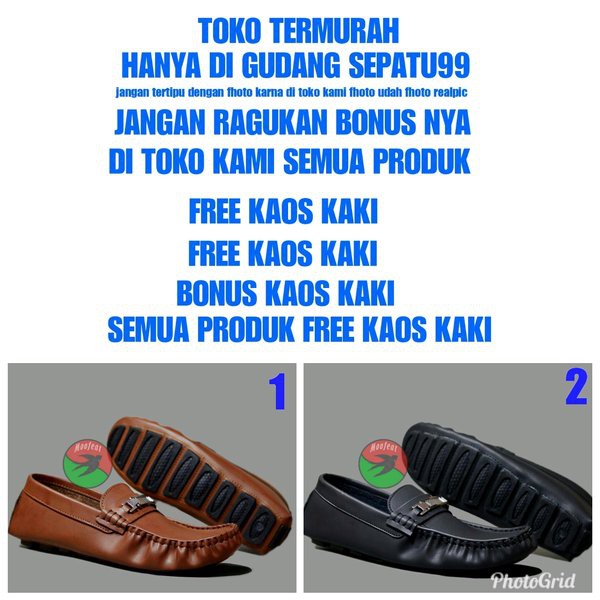 Toko SS Sepatu Pantofel Pantufel Pria SEPATU MOOFEAT MOCCASIN JAGUAR SLOP MAN  Murah Meriah