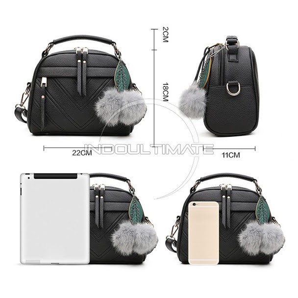 Tas Selempang Wanita 2in1 Clutch Wanita LL-071 / Tas Import Wanita / tas wanita import