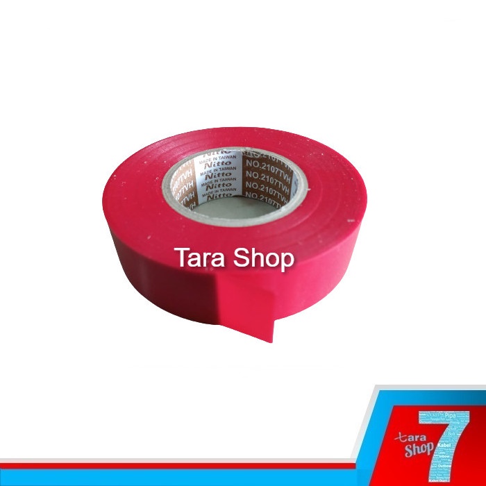 NITTO Isolasi Listrik Warna Merah 201  - 7140803