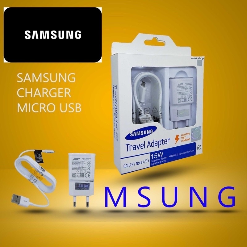 GROSIR CHARGER SAMSUNG 15W FAST CHARGING MICRO USB