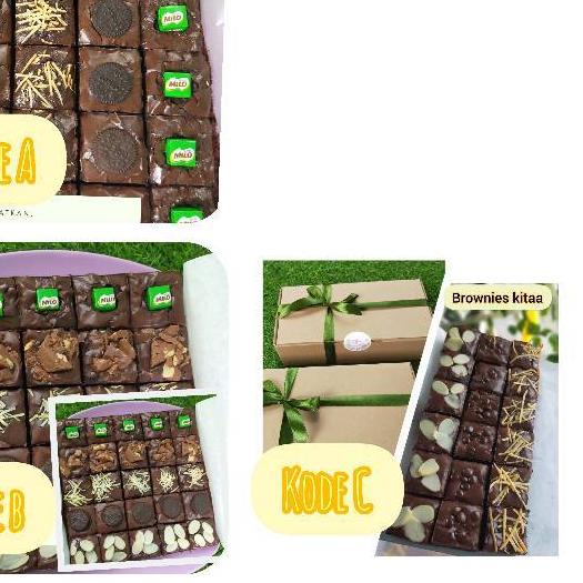 

FREE ONGKIR!Brownies Fudgy / brownies Panggang / brownies kitaa /fudgy brownies sekat|SQ6