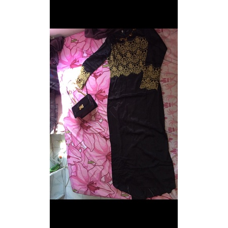 dress black gold