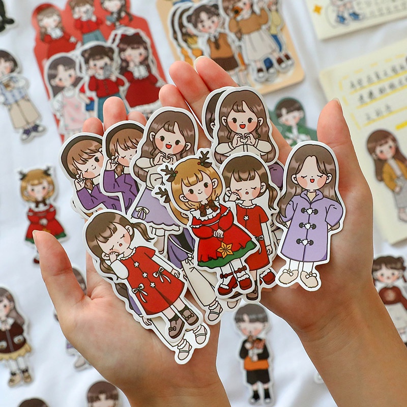 

Sticker Lucu Aesthetic Cute Casing Handphone Sticker Laptop Stiker Diary HP journaling