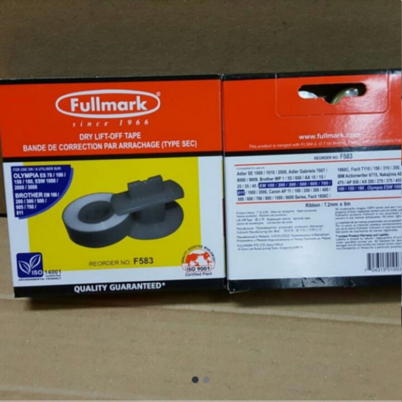 Lot/Penhapus Pita mesin Tik Brather/ Nakajima