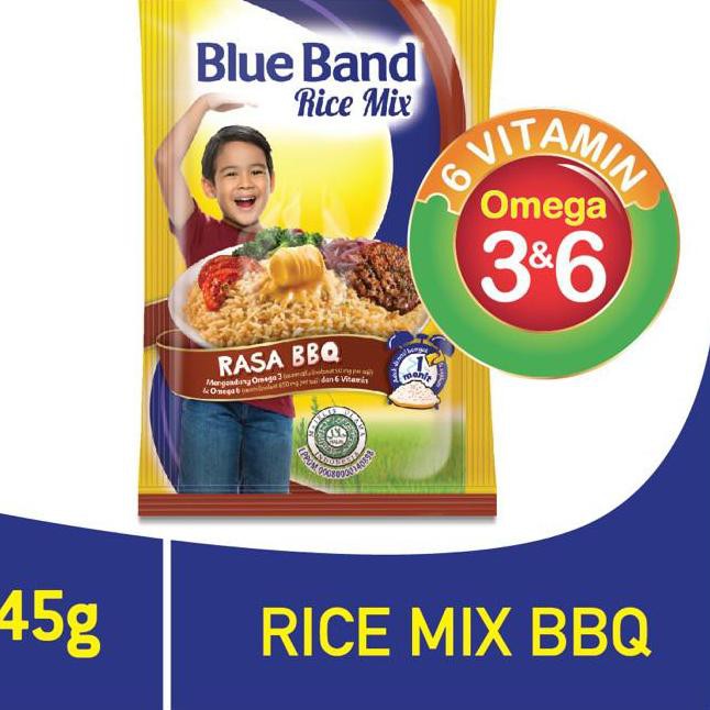 

TERMURAH Blue Band Rice Mix BBQ 45 gr x 2 pcs