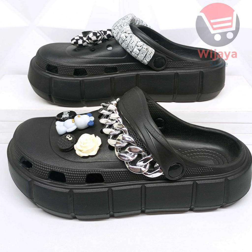 Sandal Baim Wanita BALANCE 8067 FUJI Slop Cewek Sendal Slide Kokop Selop Croc 9008