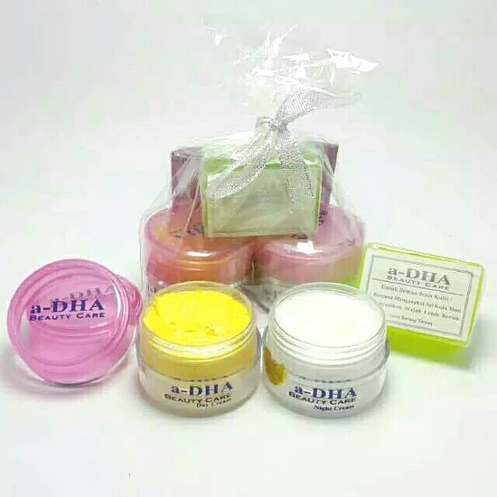 ADHA BEAUTY CARE / PAKET CREAM ADHA PINK / CREAM A-DHA ORIGINAL MDS (40 TH KEBAWAH)