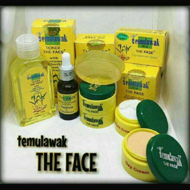 PAKET TEMULAWAK THE FACE BPOM ORIGINAL 5in1