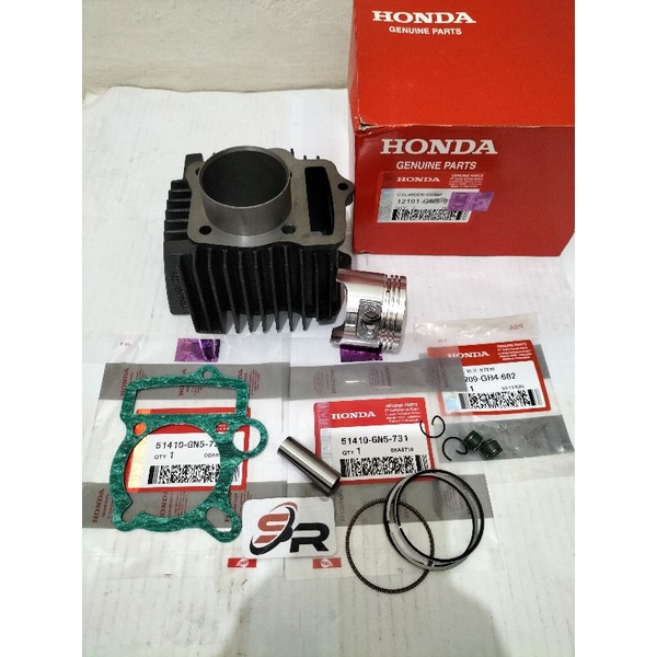 BLOK SEHER KOMPLIT (GN5) HONDA ORIGINAL GREND ASTRA PRIMA   NEW OLDKELENGKAPAN PRODUK BLOK SEHER KOMPLIT SIL KLEP TOPSET