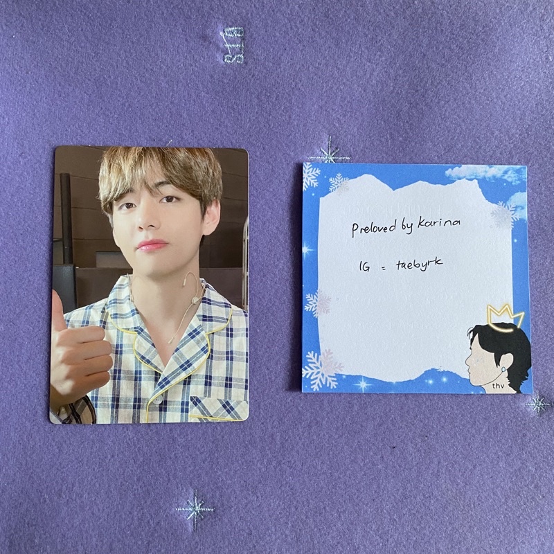 BTS Official Photocard Taehyung Merch Box 6 MB6 PC V