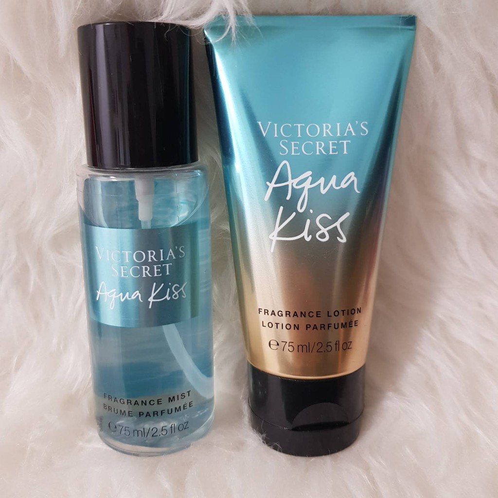 PAKET PARFUM DAN LOTION VICTORIAS SECRET GIFT SET