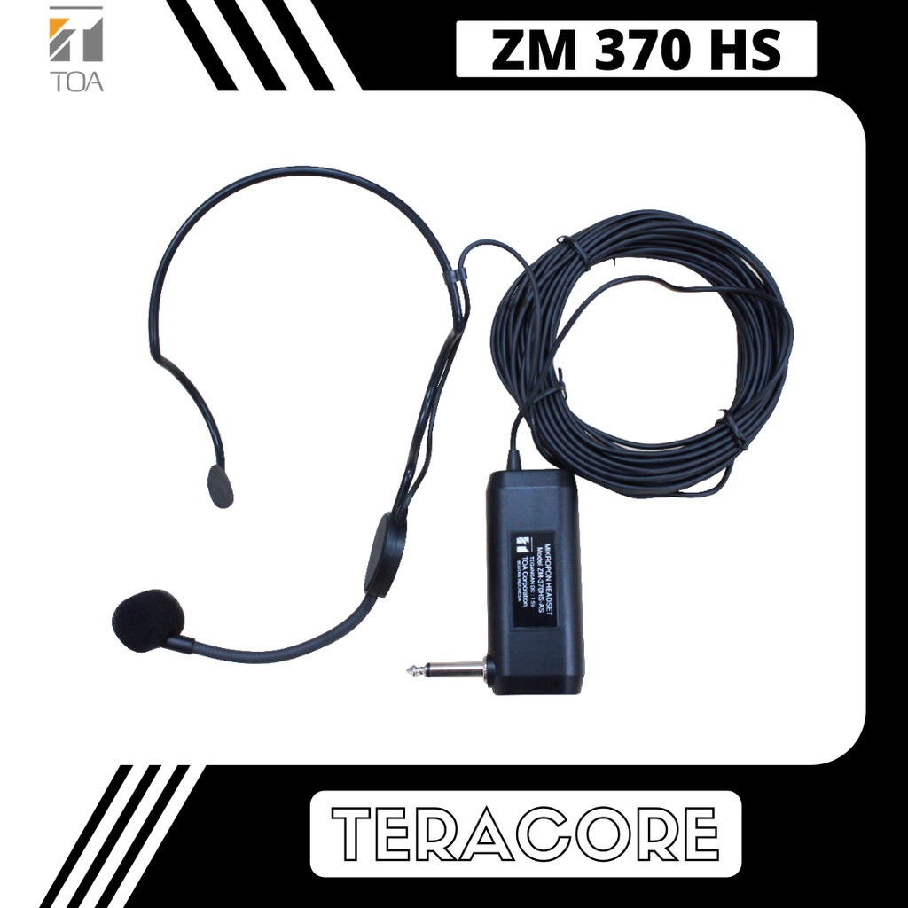 TOA ZM370 HS AS ZM 370 ZM370 ZM370HS Mic Headset Bando