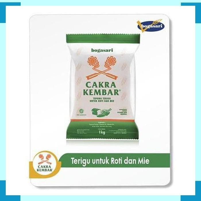 

Tepung Terigu Bogasari Cakra Kembar 1 kg
