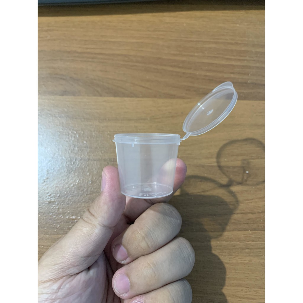 Tempat Saos Plastik 25 ml/ Cup Sambal / Sauce Container