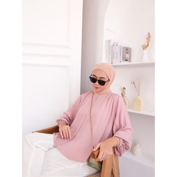 BEFAST - ZEC OOTD Wanita Blus ASSIYRA / Loise Blouse / Blouse Wanita / Blouse Lengan Panjang