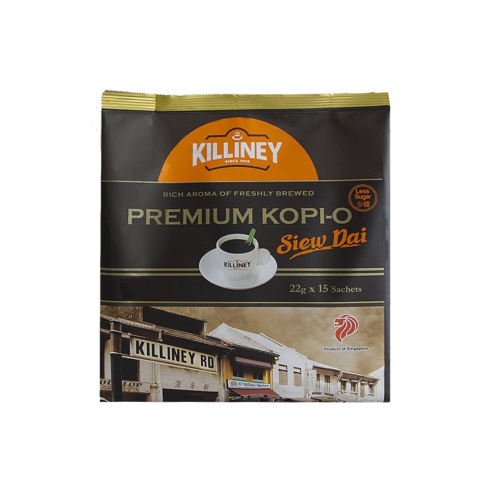 

Killiney Premium Kopi-O Siew Dai (15 sachets of 22g each)