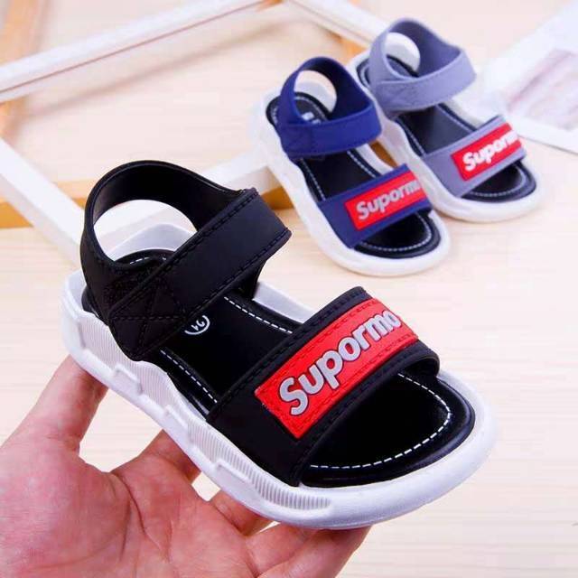 Bundara.id Se-117 Sandal anak laki laki import Size 21 sd. 30/sandal anak import