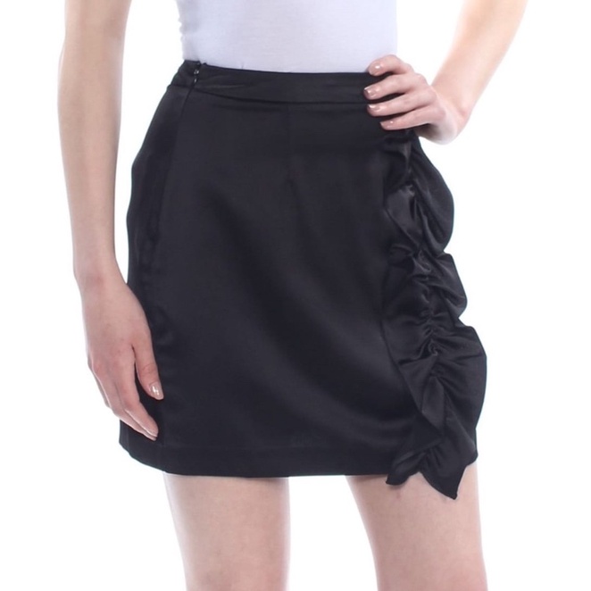 (19) One Side Ruffle Skirt (Allsize)