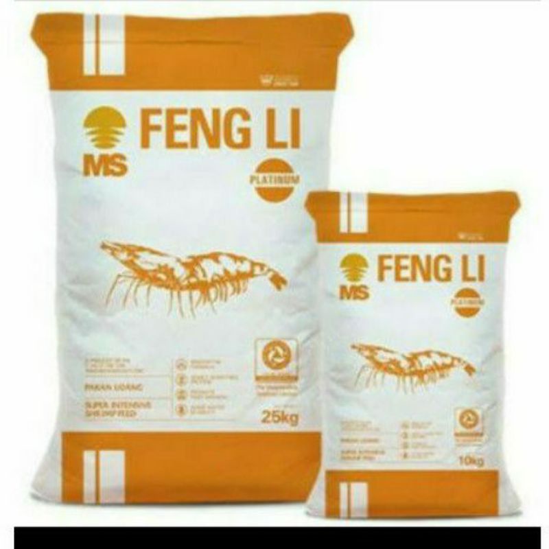 FENGLI 0 FENG LI 0 pakan tenggelam pelet udang lobster air tawar 1kg