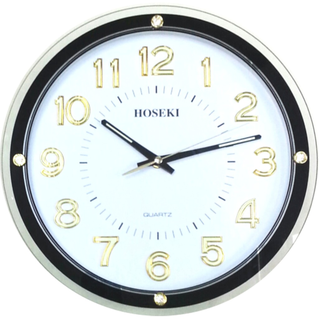 PROMO Gratis!! magic speaker Hoseki Jam dinding Hoseki H-9212 glow in the dark fosfor