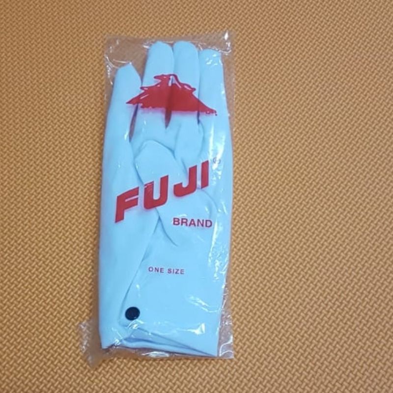 1 lusin sarung tangan putih merk fuji