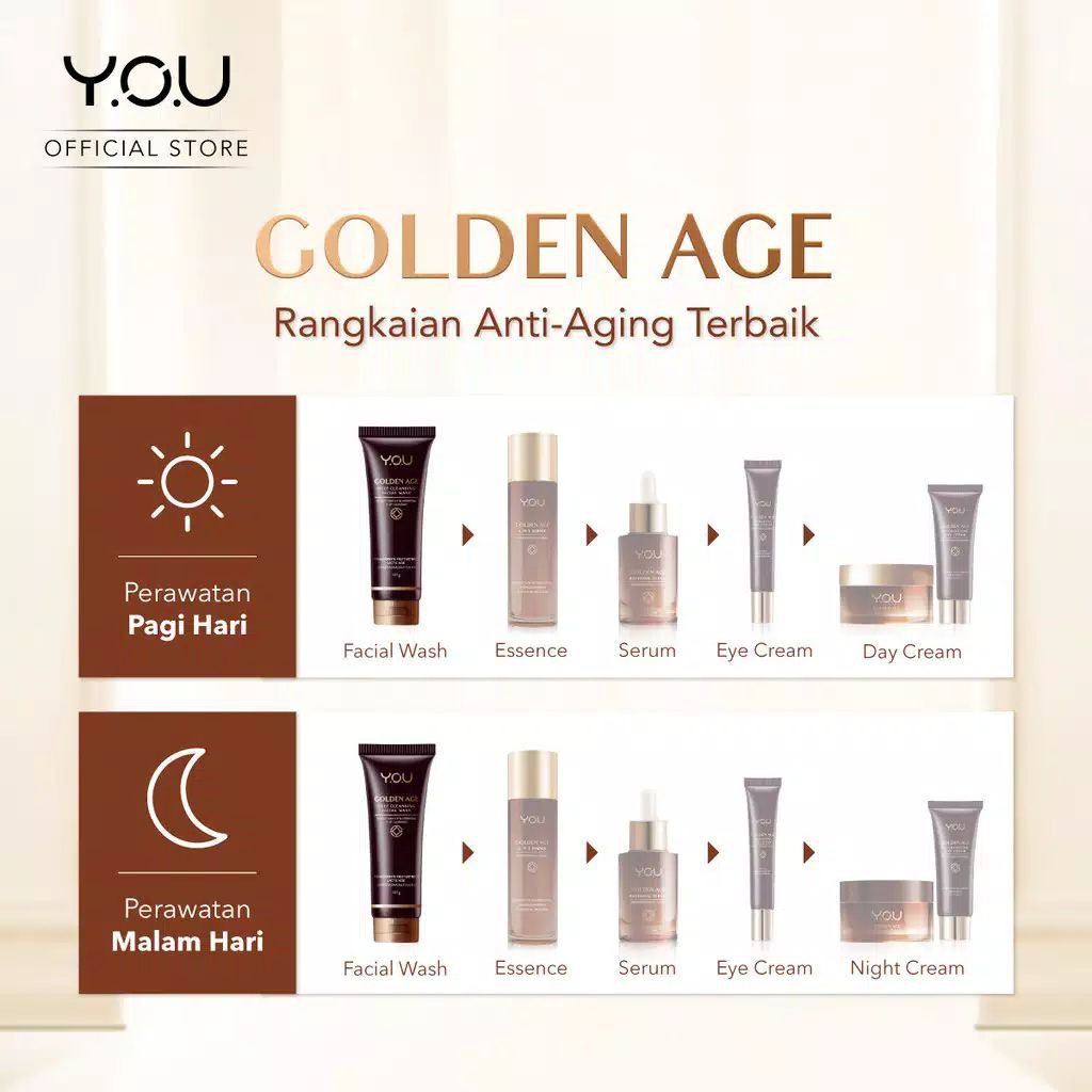 YOU Golden Age Deep Cleansing Facial Wash 100g [Deep Pore Cleansing &amp; Removes Makeups]