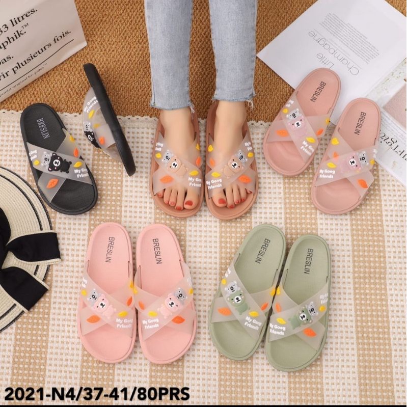 Sandal Dijamin 100% Import Premium Jelly Original bukan KW