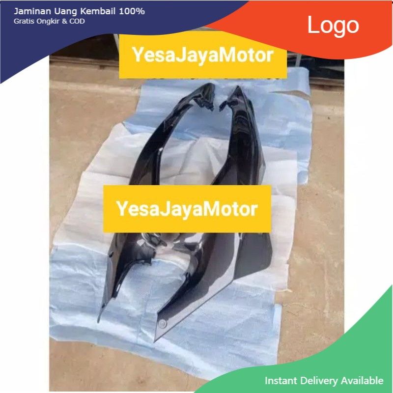 Body belakang Suzuki Satria Fu barong Warna abu-abu