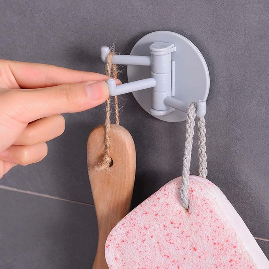 Gantungan Tempel Multifungsi 3in1 Hook Serbaguna Hiasan Dinding Hanger Cantolan-gwengrosir09