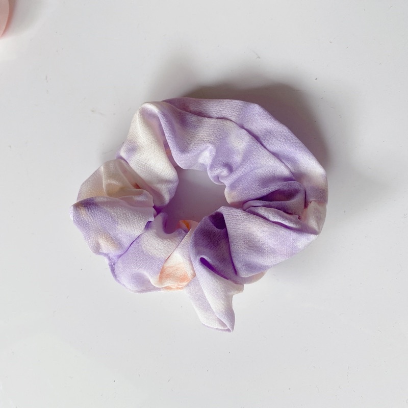 Ikat Rambut Simple / Paket Scrunchy Korea / Korean Scrunchies Set / Cepol Hijab-Lilac