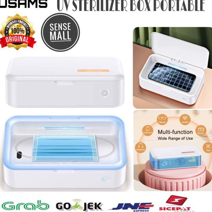 UV STERILIZER BOX MULTIFUNGSI / ALAT STERIL PORTABLE USAMS ORIGINAL - Putih