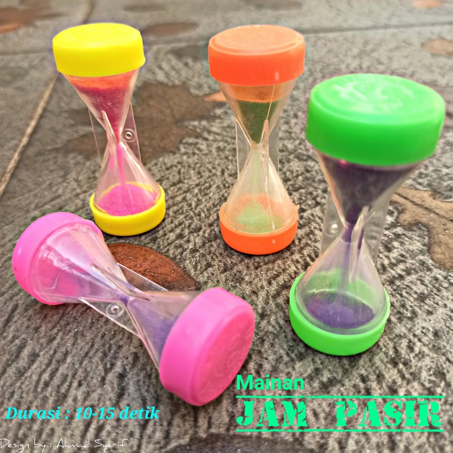 GROSIR JAM PASIR MAINAN ANAK TIME SAND - SOUVENIR ULTAH ANAK