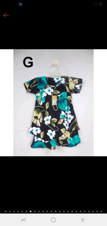 Stelan Piyama Rayon Homedress Baju Tidur Batik Anak Perempaun