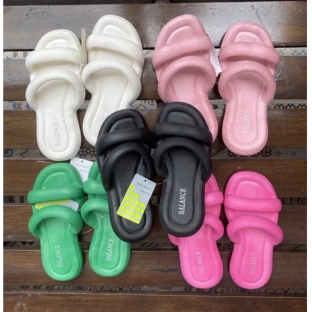 Sandal Jelly Garis Bakpao 2025