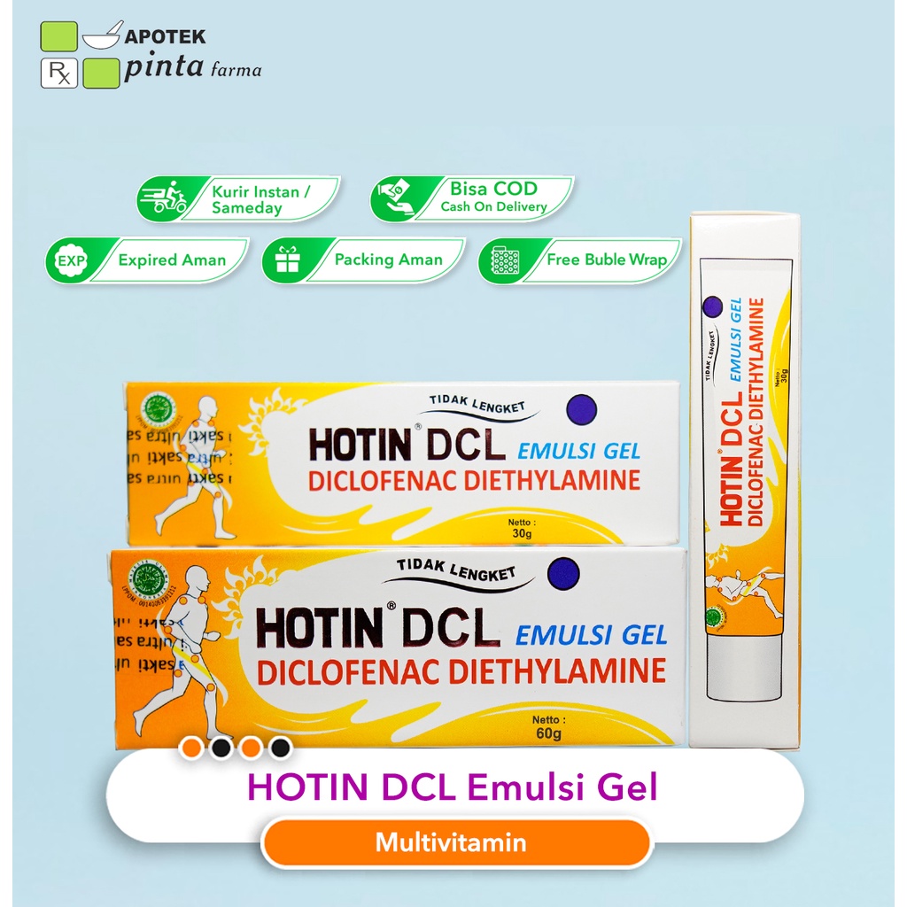 Hot In Dcl Emulsi Gel Diclofenac Sodium