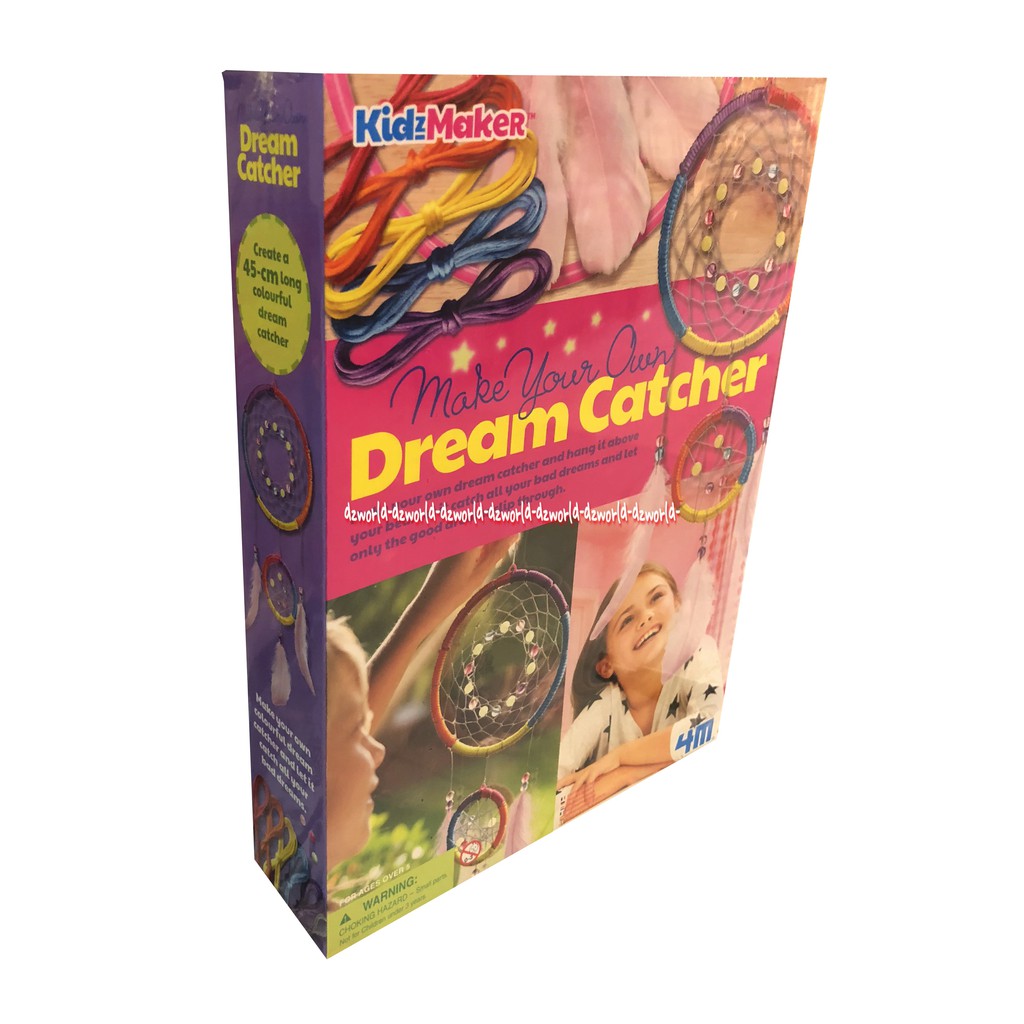 4M Kid Maker Make Your Own Dream Catcher Kreasi Membuat Hiasan