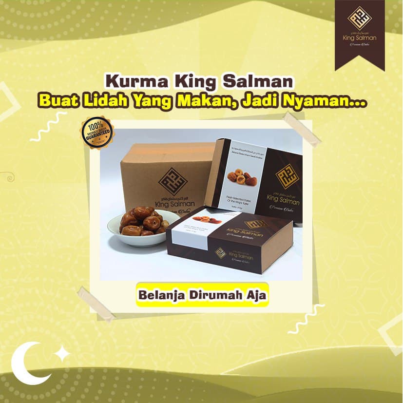 

ENAK NYA PASTI, KURMA JOGJA KING SALMAN OFFICIAL