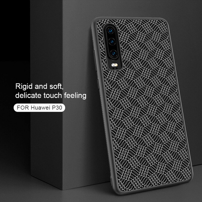 Hard Case HUAWEI P30 Nillkin Synthetic Fiber Plaid Casing Original