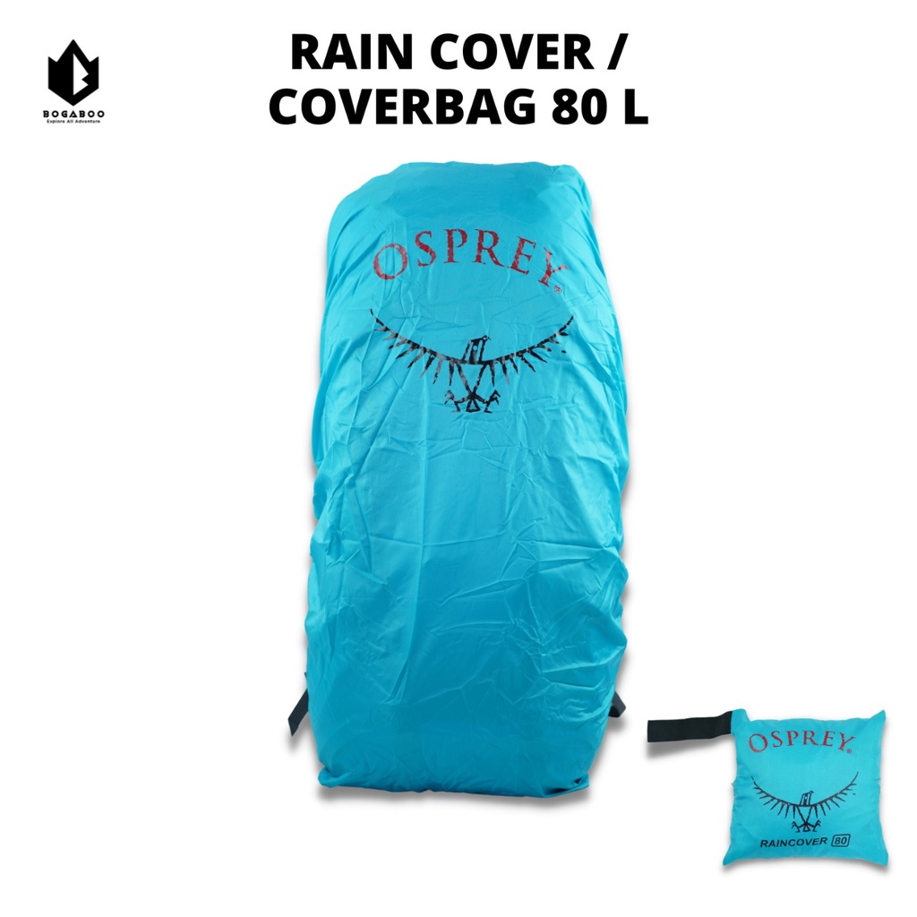 Bisa (COD) Cover Bag Waterproff 80 Liter (Bisa untuk 70-85 Liter) - Coverbag - Raincover - Rain Cover Bag