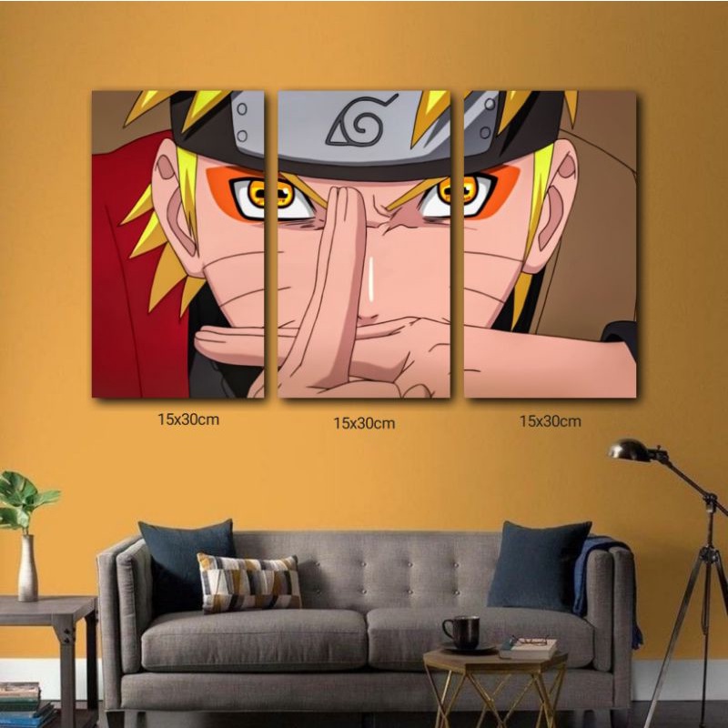Poster Dinding Gambar Naruto Set Wall Decor Dekorasi Hiasan Kamar Rumah Anime Murah Keren