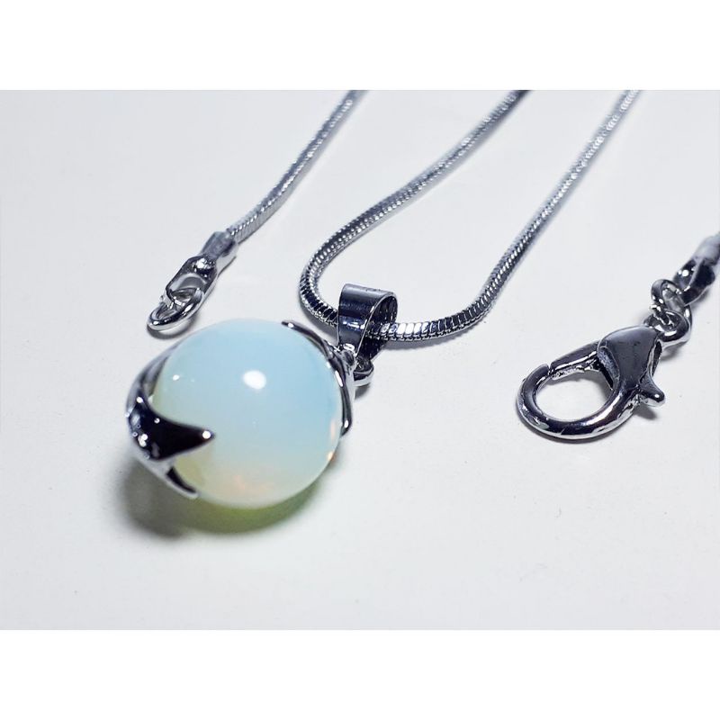 (PROMO) Kalung Liontin Batu Kalimaya Api - Kalung Terapi Kesehatan