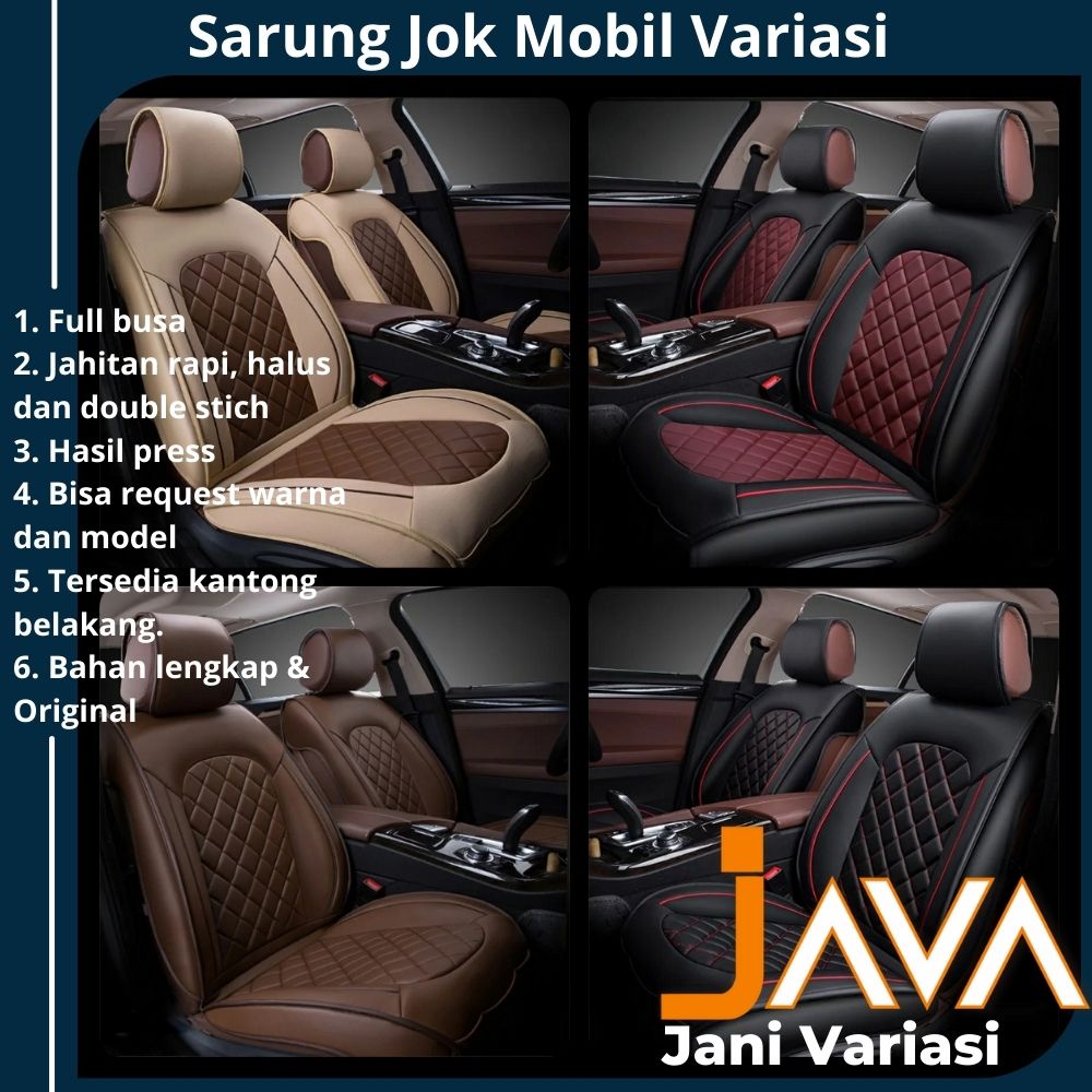 Sarung Jok Mobil Innova Mobilio Sigra Ertiga Honda Brv Crv Pajero Sport Fortuner Freed Xpander Terio