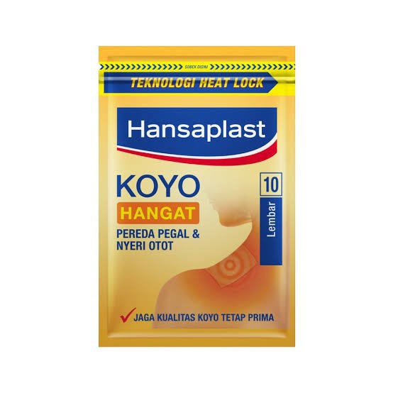 HANSAPLAST KOYO HANGAT &amp; PANAS SACHET 10 LEMBAR