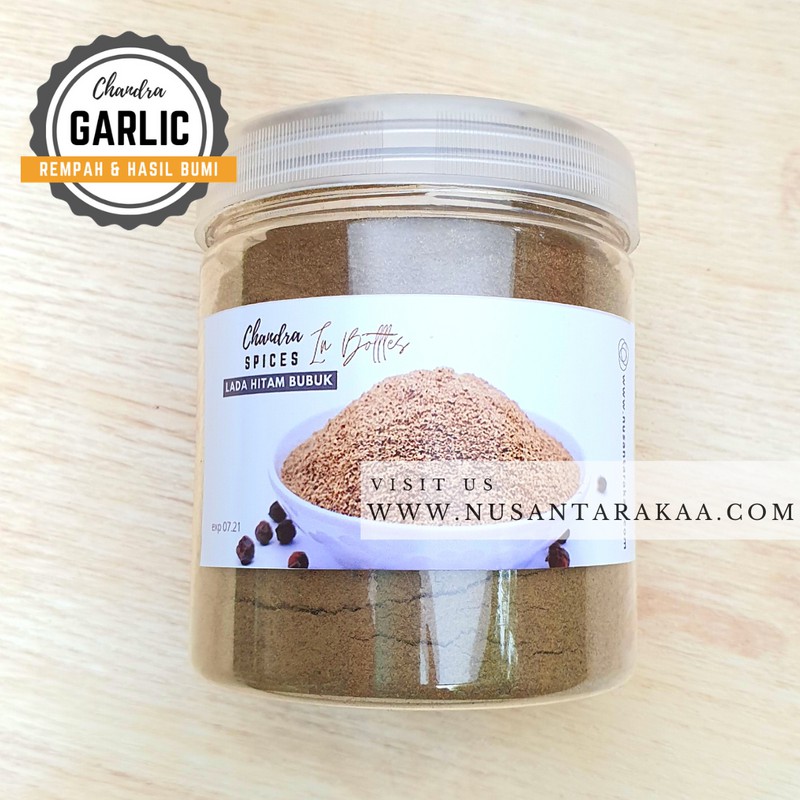 

Lada hitam bubuk / black pepper powder 300 gr (botol)