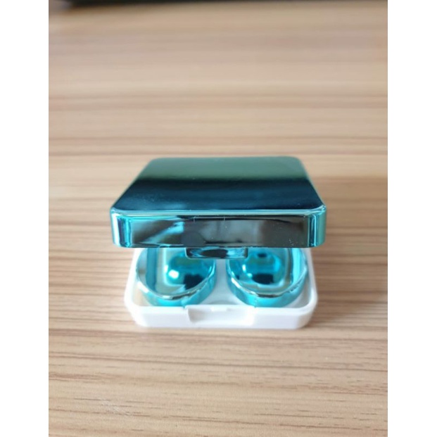 TEMPAT CASE SOFTLENS 3 IN 1 ONE METALIK