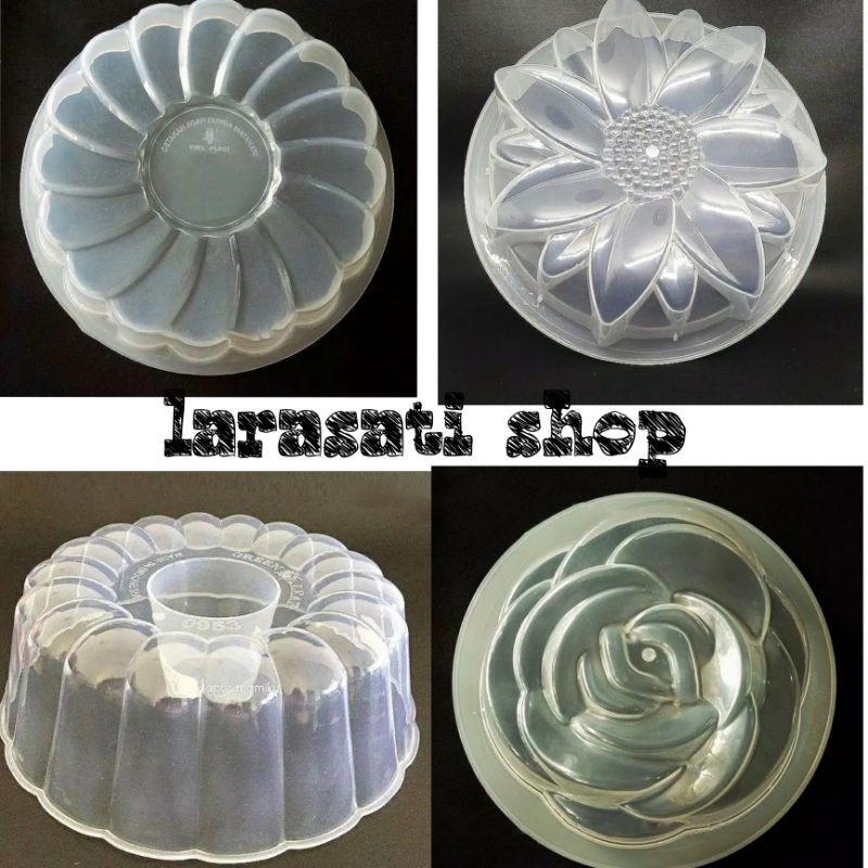 Cetakan Puding Plastik Aneka Motif/Loyang Puding Agar agar Gelombang Hati jelly Coklat Ikan