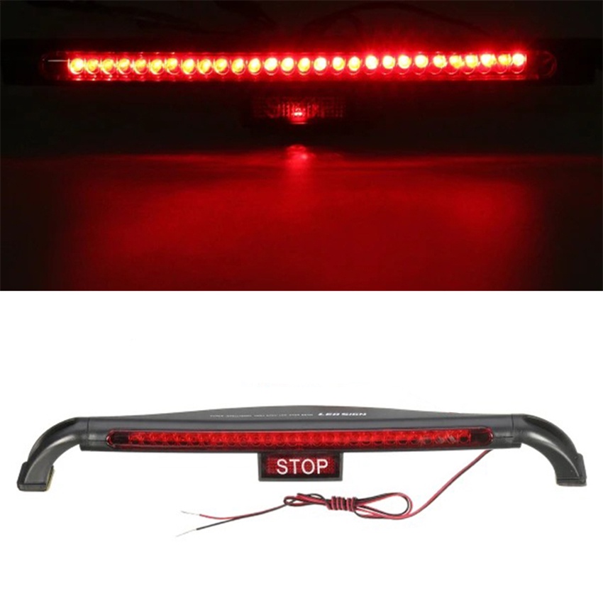 28LED lampu stop mobil Universal lampu rem atas lampu spoiler Lampu rem spoiler stop rem belakang