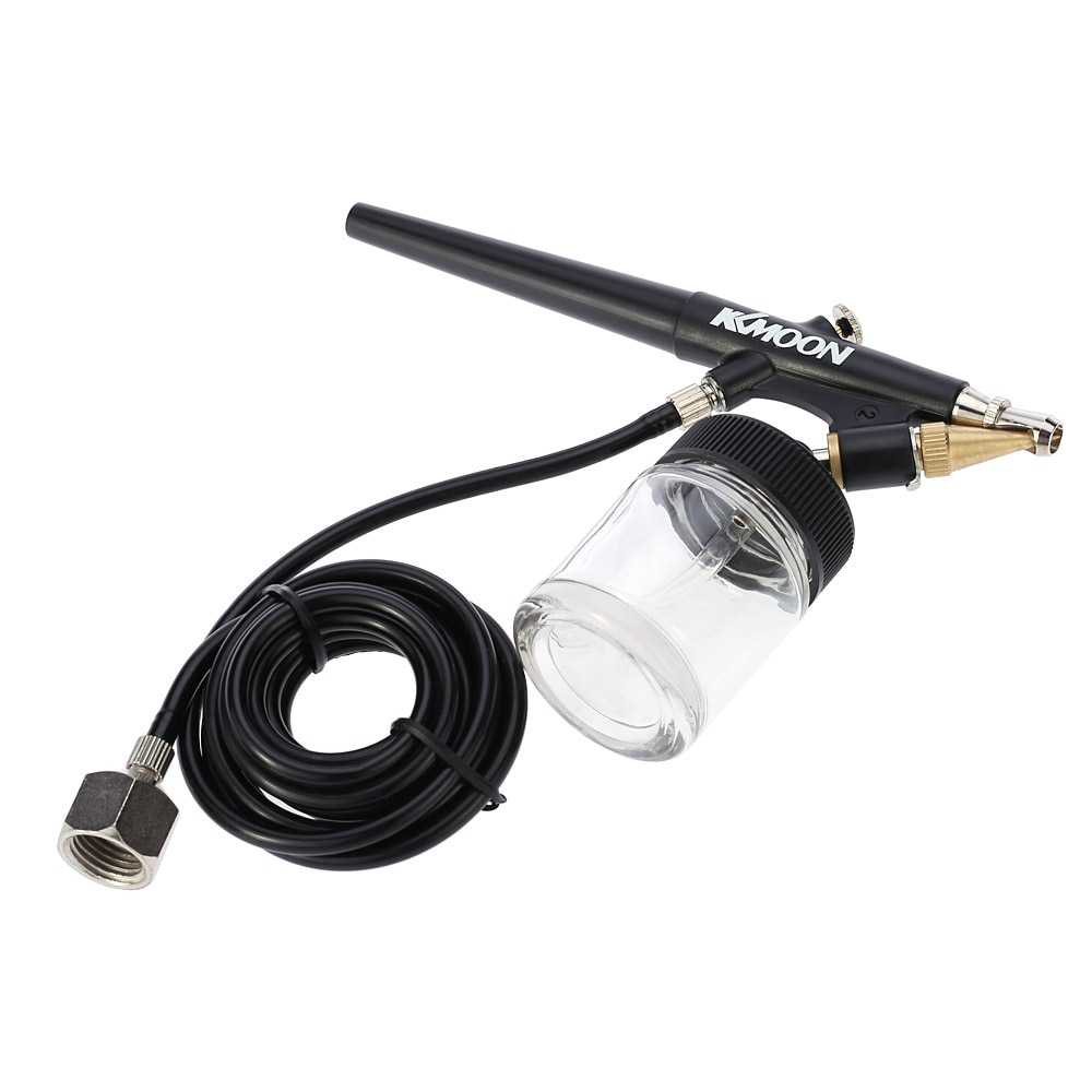 KKMOON Mini Airbrush Paint Spray Gun Sandblaster Kit - Aero1-Hitam