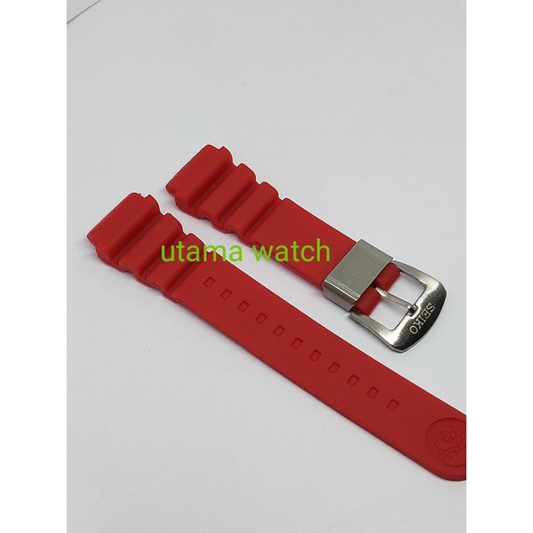tali jam tangan silicon rubber seiko prospex diver strap tali jam tangan seiko diver